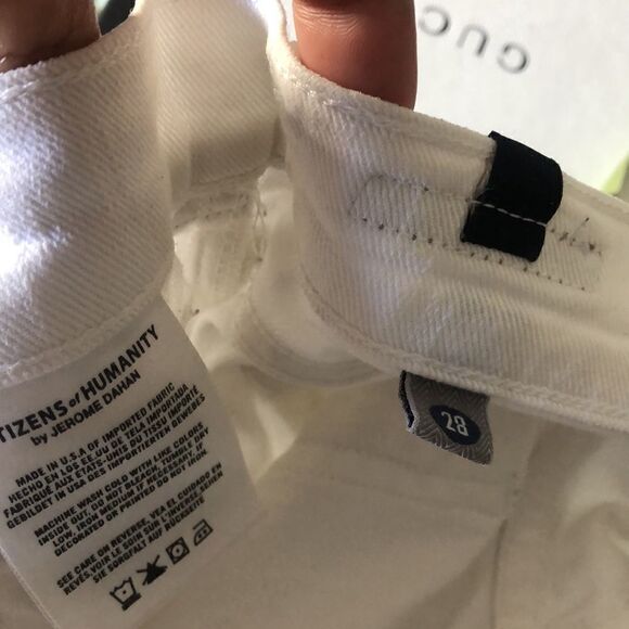 Revolve Citizens of Humanity Ava Straight Leg White Straight Leg Jeans - Picture 14 of 14